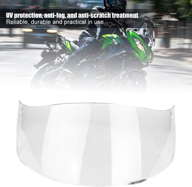 Camrusic درع خوذة الدراجة النارية متوافق مع AGV K1 K3 SV K5 K5‑S درع خوذة شفاف كامل الوجه - Image 4
